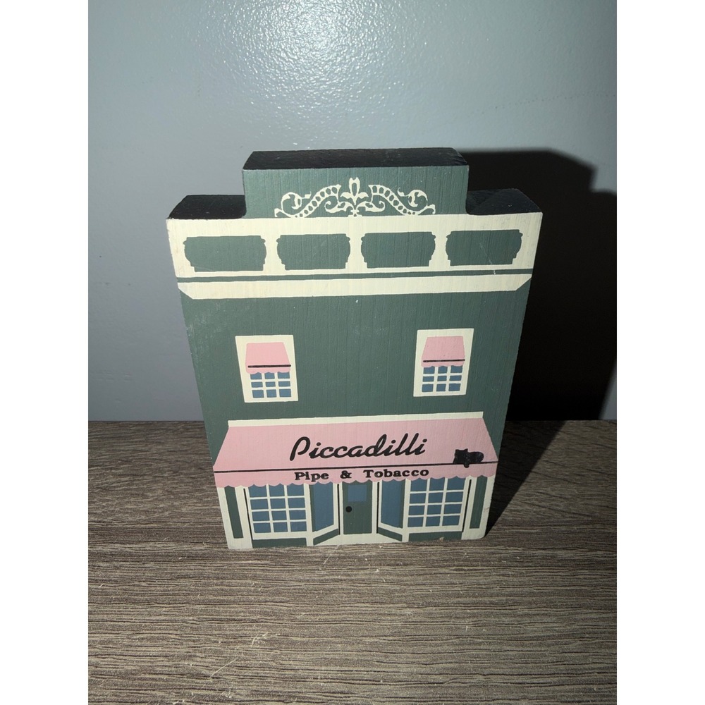 The Cat's Meow Village Piccadilly Pipe & Tobacco Series VIII 1990 Shelf Sitter